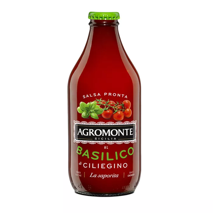 Agromonte hotová omáčka zo cherry padajok s bazalkou 330g